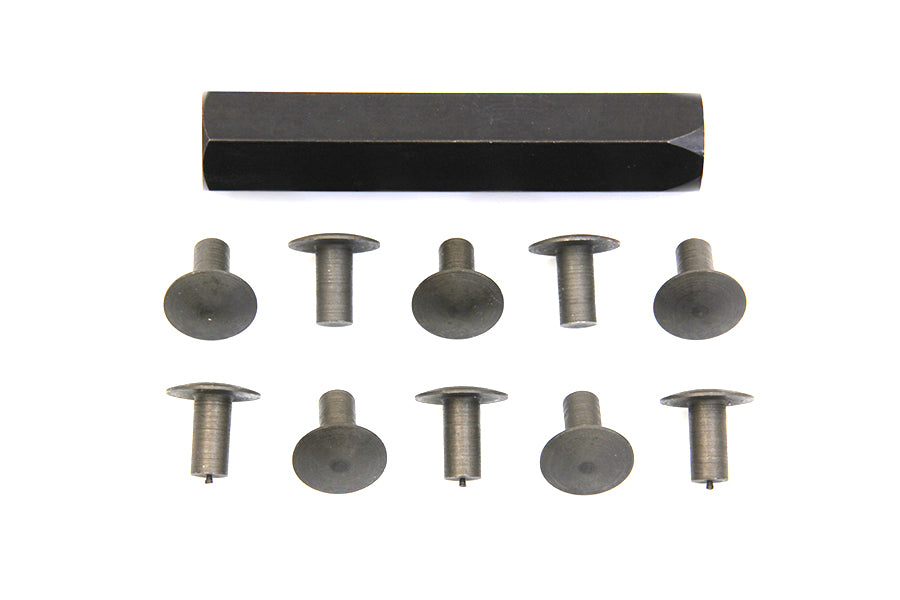 HARLEY Fender to Bracket Rivet Kit fits 1930-1936 V, 1937-1948 U, 1936-1940 EL, 1941-1979 FL, 1952-1956 K, 1957-1979 XL, 1930-1973 G, 1