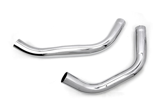 HARLEY Replica Exhaust Header Set Chrome fits 1957-1978 XL, 1957-1978 XLH, 1957-1978 XLCH,