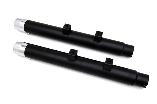 HARLEY 2-1/4 Zoll Durchmesser Schwarzer gerader Schalldämpfersatz passend für 2014-UP XL,