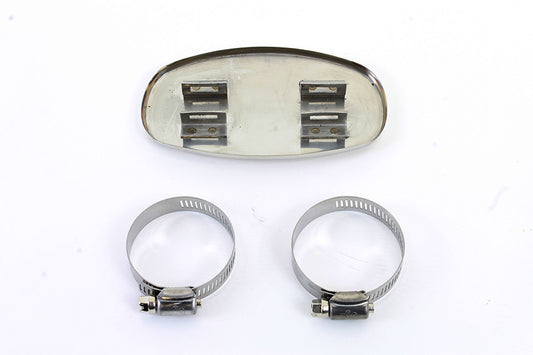 HARLEY Exhaust Heat Shield Boot Guard Fits 0- Custom, for 1-3/4 pipes"