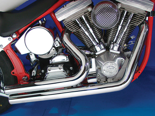 HARLEY Wyatt Gatling Drag-Auspuffrohrsatz, Short Stuff-Stil, passend für 1984-2006 FXST,