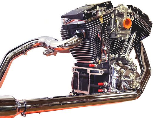 HARLEY Touring Crossover-Auspuffkrümmeranlage Chrom Passend für 1995-2008 FLT,