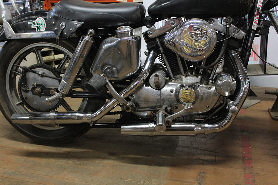 HARLEY Tapered Muffler Exhaust Kit Chrome fits 1957-1978 XLH, 1957-1978 XLCH,