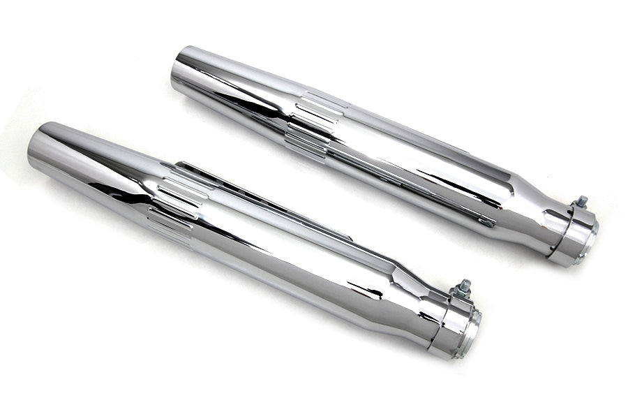 HARLEY Wyatt Gatling Tapered Muffler Set fits 0- All, models with 1-3/4 pipes"