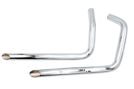 HARLEY Seitenventil W/G Auspuff-Drag-Pipe-Set Passend für 1929-1952 W, 1933-1973 G,