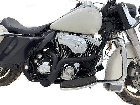 HARLEY Wyatt Gatling FXD Ground Pounder schwarz passt 1991-2005 FXD,