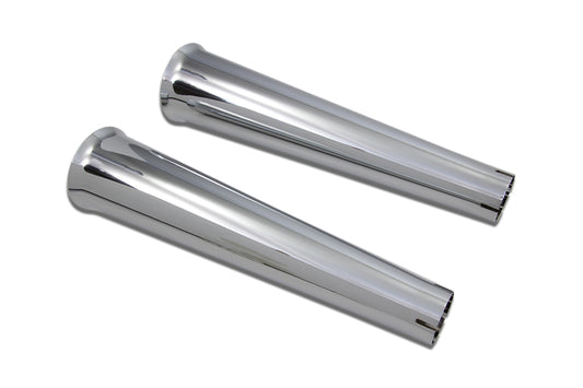 HARLEY Chrom Megaphon-Endstück-Set passend für 1958–1984 FL,