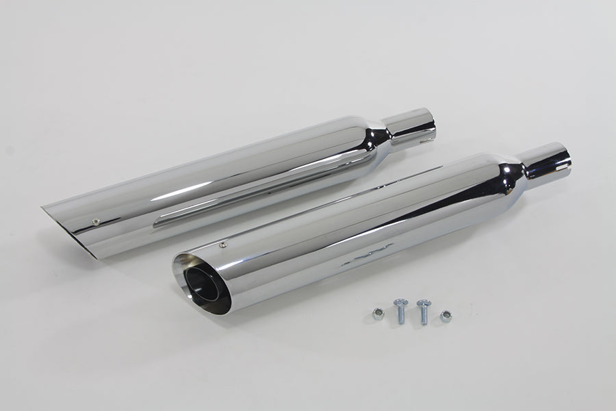 HARLEY Side Slash Style Slip-On Muffler Set fits 2000-2009 FXST,