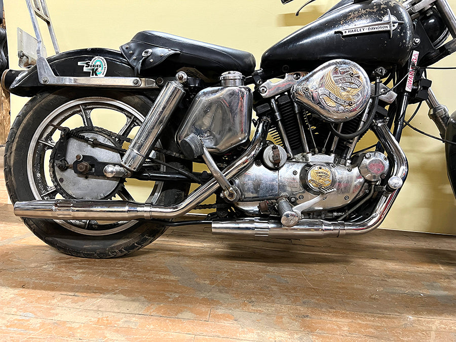 HARLEY Tapered Muffler Exhaust Kit Chrome Dual Type fits 1957-1978 XLH, 1959-1978 XLCH,