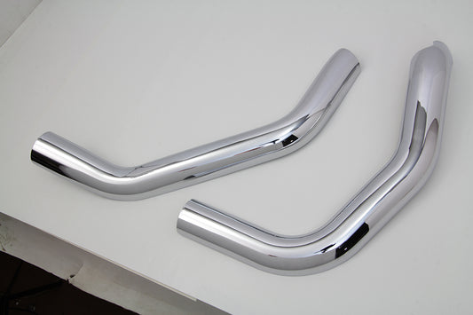 HARLEY Schlichtes Hitzeschild-Set Chrom Passend für XL ab 2014,