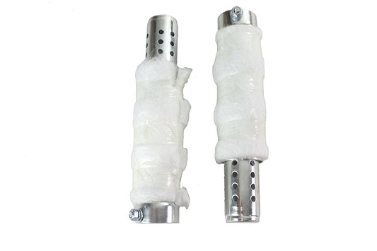 HARLEY Wyatt Gatling 1-7/8 Zoll Quiet Baffle Set Passt 0- Custom, Anwendung für Drag Pipes.