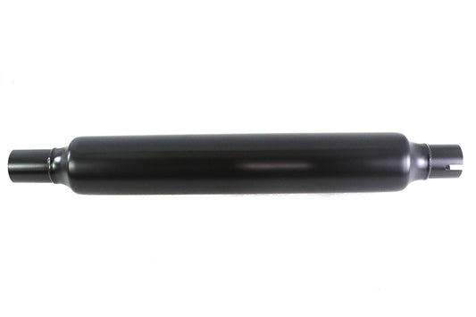 HARLEY 24 Zoll Zigarren-Auspuff schwarz, passend für 1950–1957 FL,