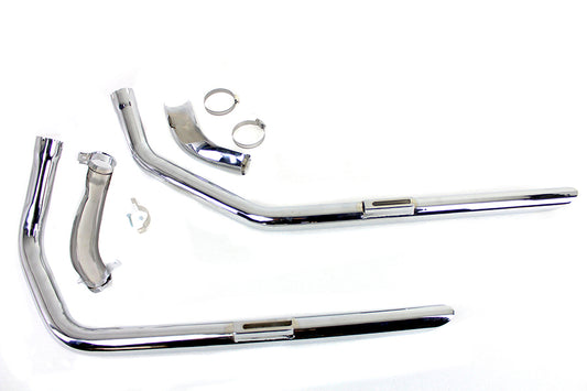 HARLEY Wyatt Gatling Auspuff Drag Pipe Set Slash Cut Ends passend für 1957-1978 XL, 1980-1985 XL,
