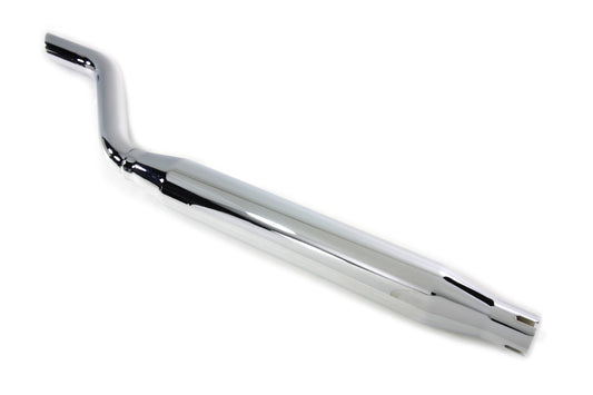 HARLEY Upsweep Muffler with Down Slash Fits 0- Custom, application 0- Custom, application