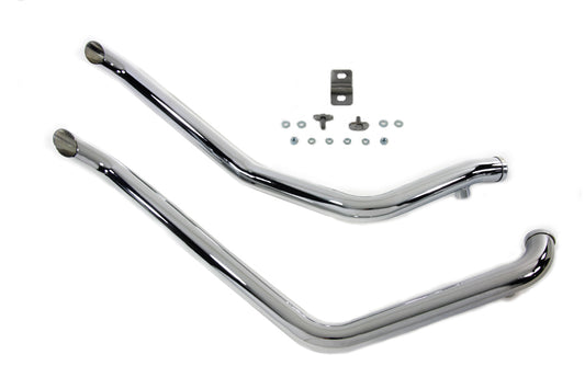 HARLEY "Goose Style" Drag Pipes Set, passend für 2007-2017 FXST,