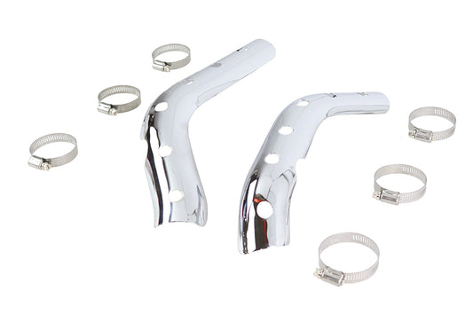 HARLEY XL Hitzeschild Set Chrom Passend für 1986-2003 XL,