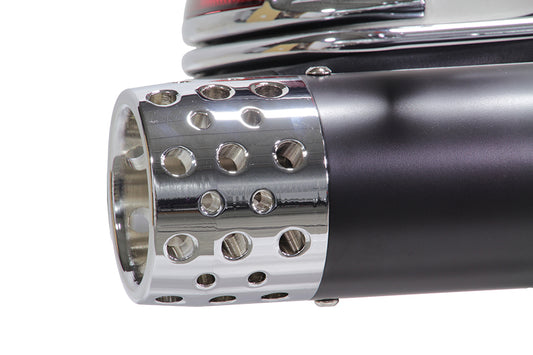 HARLEY Wyatt Gatling Schalldämpfer-Set mit Shooter-Style Endkappen passend für 1995-2016 FLT,