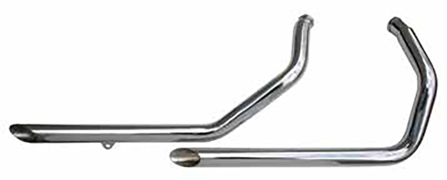 HARLEY Ultima Auspuff 2 Zoll Drag Pipe Satz Slash Cut Enden Passend für 1986-2003 XL,