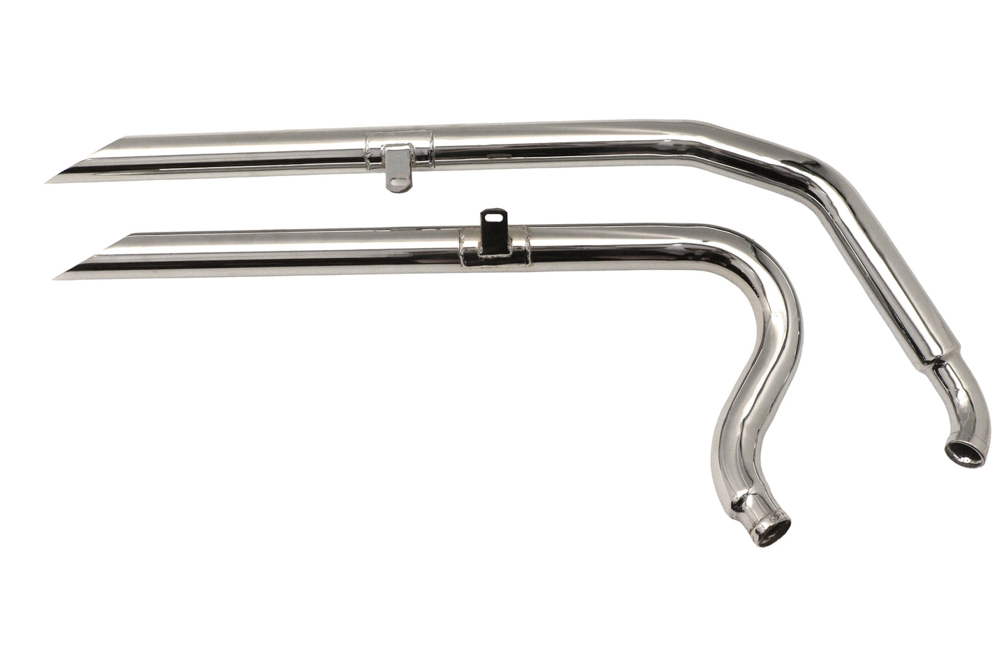 HARLEY Big Growl Straight Shooters Auspuffanlage Chrom passend für 1986-2005 FLST, 1986-2005 FXST,