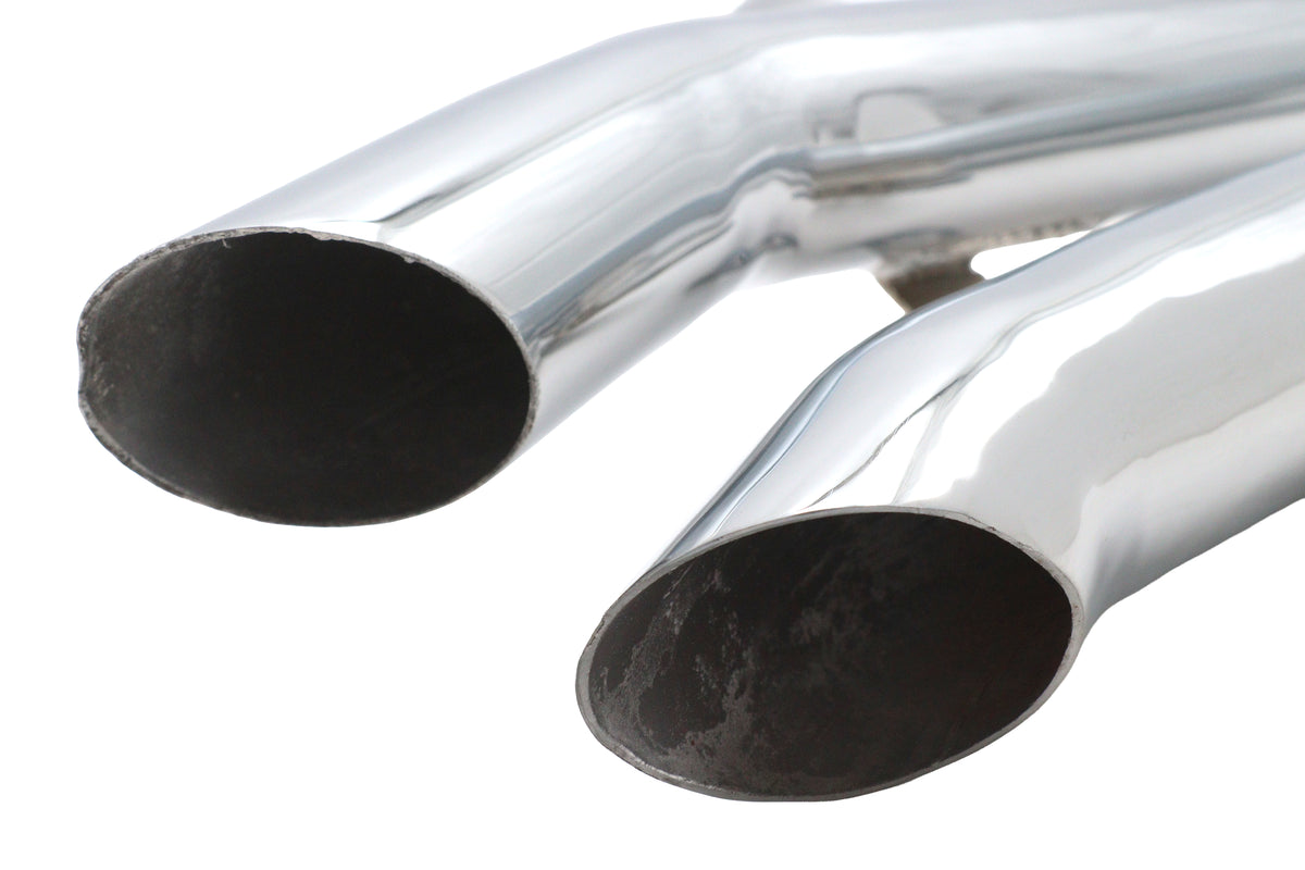 HARLEY Big Growl Short Shooters Auspuffanlage Chrom Passend für 1986-2005 FLST, 1986-2005 FXST,