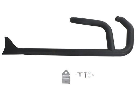 HARLEY Wyatt Gatling 2:1 Fishtail Auspuffkrümmer Schwarz Passend für 1985-2003 XL,