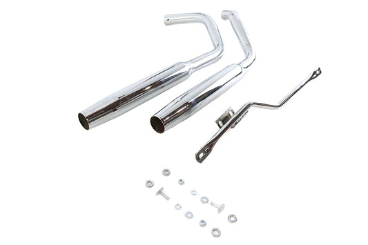 HARLEY Nahtloses Auspuffsystem Passend für 1979-1979 XL,