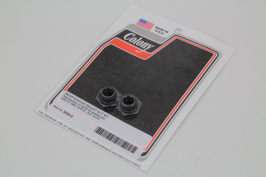 HARLEY Rear Engine Mount Nut Kit fits 1962-1978 XL,
