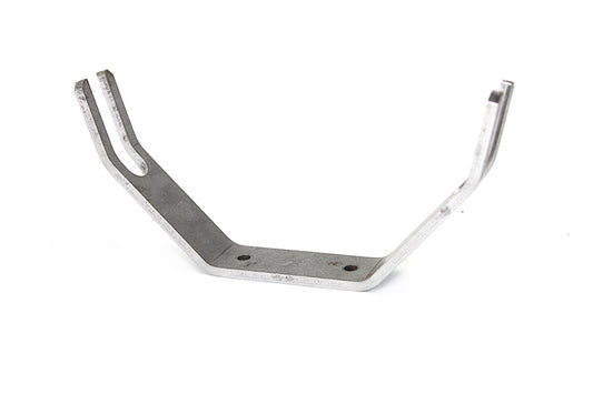 HARLEY 5 inch Flat Fender Bracket Raw Steel Fits 0- Custom, application for rigid frames