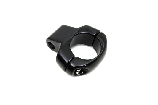 HARLEY Deco Mirror Clamp Black Fits 0- Custom, application for use on 1 handlebars"