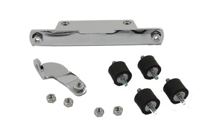 HARLEY Round Oil Tank Mount Chrome fits 1984-1999 FXST, 1986-1999 FLST,