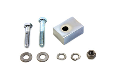 HARLEY Bates Scheinwerfer Halterung Block Chrom Passend für 1986-1996 FLST,