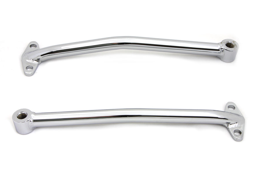 HARLEY Chrome Rear Fender Brace Set fits 0- Custom, application for any width fender