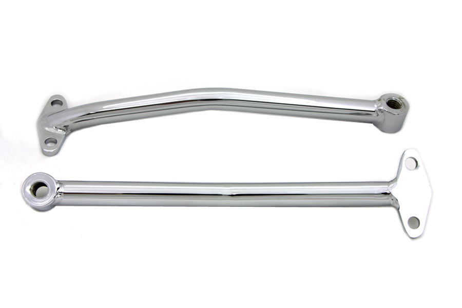 HARLEY Chrome Rear Fender Brace Set fits 0- Custom, application for any width fender