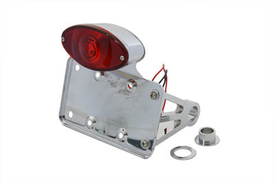 HARLEY Side Mount Tail Lamp Kit Chrome fits 1986-1999 FXST,