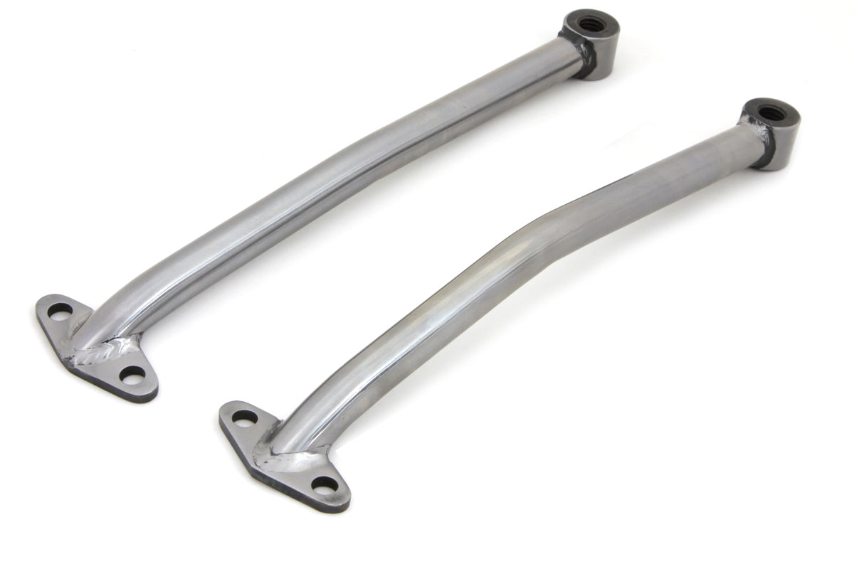 HARLEY Rigid Rear Fender Brace Set Raw fits 0- Custom, application for any width fender
