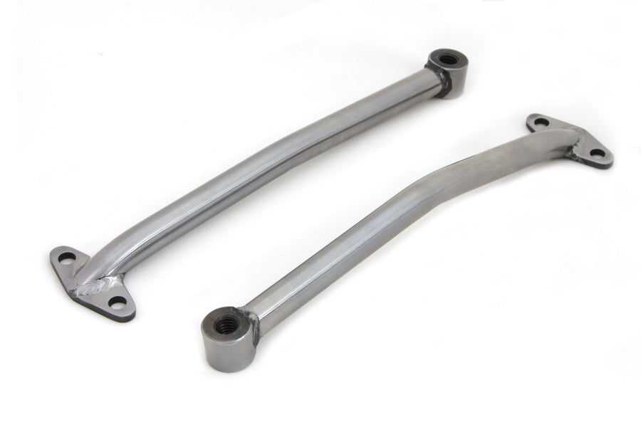 HARLEY Rigid Rear Fender Brace Set Raw fits 0- Custom, application for any width fender