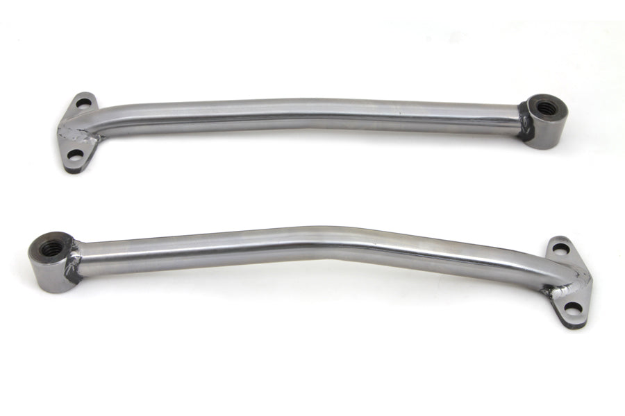 HARLEY Rigid Rear Fender Brace Set Raw fits 0- Custom, application for any width fender