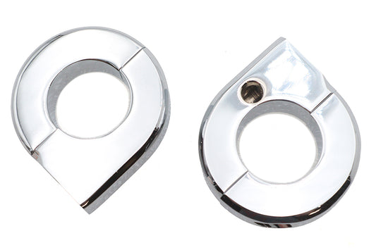 HARLEY Chrome Universal Mount Clamp Set 1 inch Fits 0- Custom, application