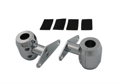 HARLEY Spring Fork Fender Mount Clamp Set Chrome fits 0- Custom, application