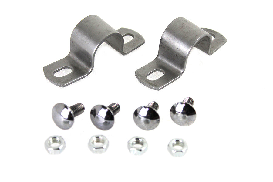 HARLEY Rear Fender Mount U-Clamps Raw fits 1936-1940 EL, 1941-1957 FL, 1938-1947 UL,