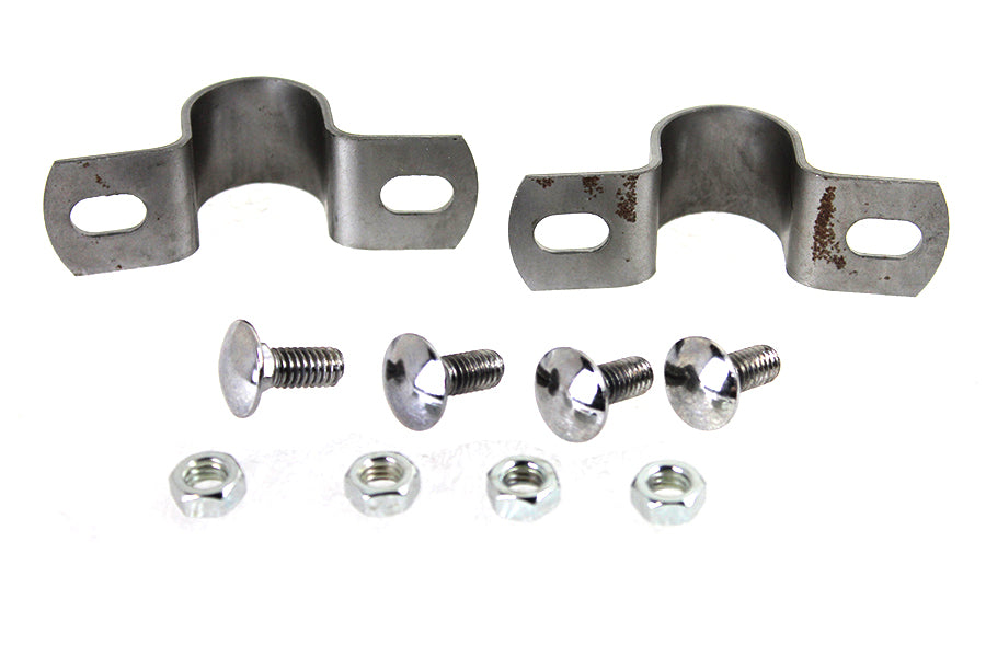 HARLEY Rear Fender Mount U-Clamps Raw fits 1936-1940 EL, 1941-1957 FL, 1938-1947 UL,
