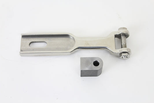 HARLEY Polished Stainless Steel Solo Seat Nose Pivot Kit fits 0- All, models