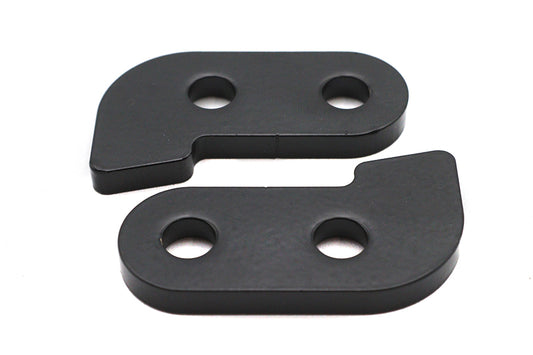 HARLEY Rear Fender Mount Weld On Brackets Black Fits 0- Custom, application for mounting the fender