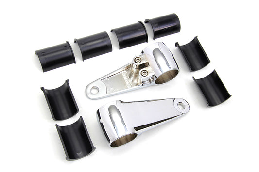 HARLEY Universal Headlamp Mount Bracket Chrome Fits 0- Custom, Application