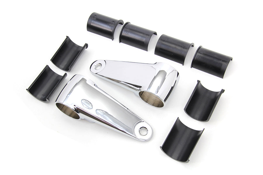 HARLEY Universal Headlamp Mount Bracket Chrome fits 0- Custom, Application