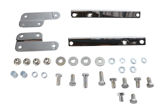 HARLEY Windschutzscheiben-Montagesatz Chrom passend für 1949-1984 FL,