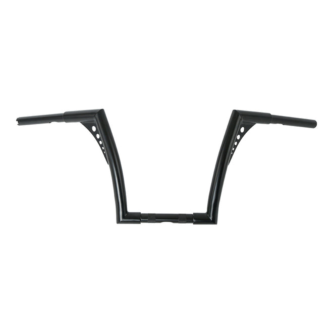 Custom Chrome HARLEY SATIN BLACK 1-1/4" BANDITS HANDLEBAR - FAT NARROW 12" RISE