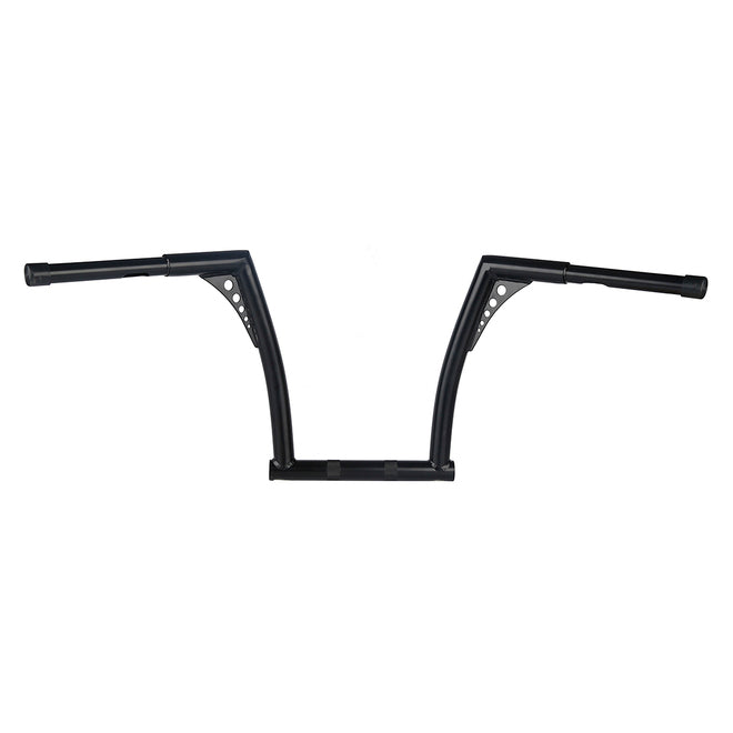 Custom Chrome HARLEY SATIN BLACK 1-1/4" BANDITS HANDLEBAR - FAT VERSION 14" RISE