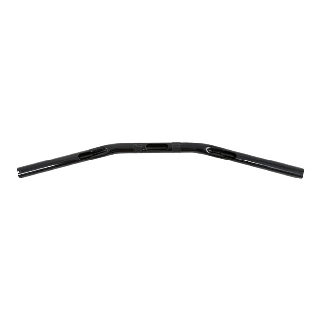 Custom Chrome HARLEY SATIN BLACK 1" DRAG BAR 1" RISE