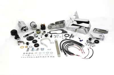 HARLEY Hitachi Chrom-Elektrostarter-Kit, passend für 1967-1978 XLH, 1967-1970 XL Elektrostartermotor ca